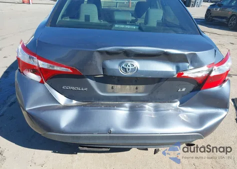 2015 Toyota Corolla Le z USA, uszkodzony, nr VIN 2T1BURHE1FC277370